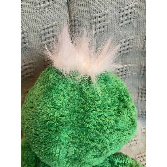 Baby Boyds Starlight Green Frog Plush Toy Stuffed Animal 16" 100% Safe For Baby - Picture 6 of 10